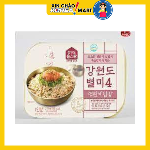Cơm trộn trứng cá phô mai 215g (강원도홈스랑) 강원도별미4 명란비빔밥 215g